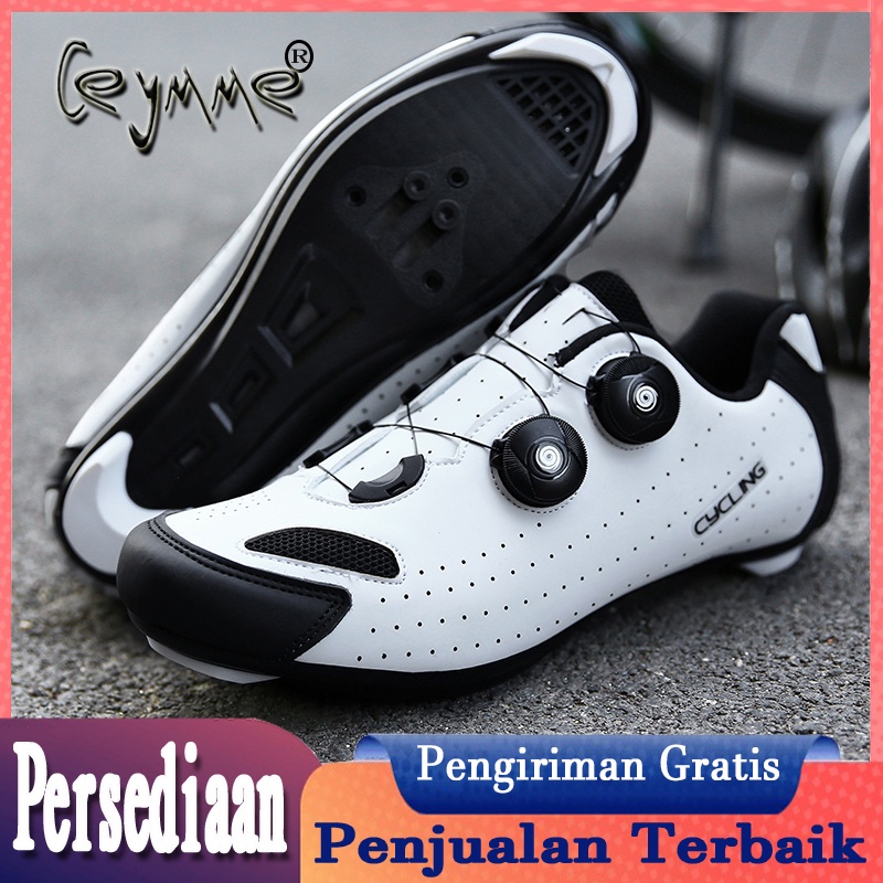 Jual [Tersedia] Sepatu bersepeda sepatu cleat roadbike pria Sepatu