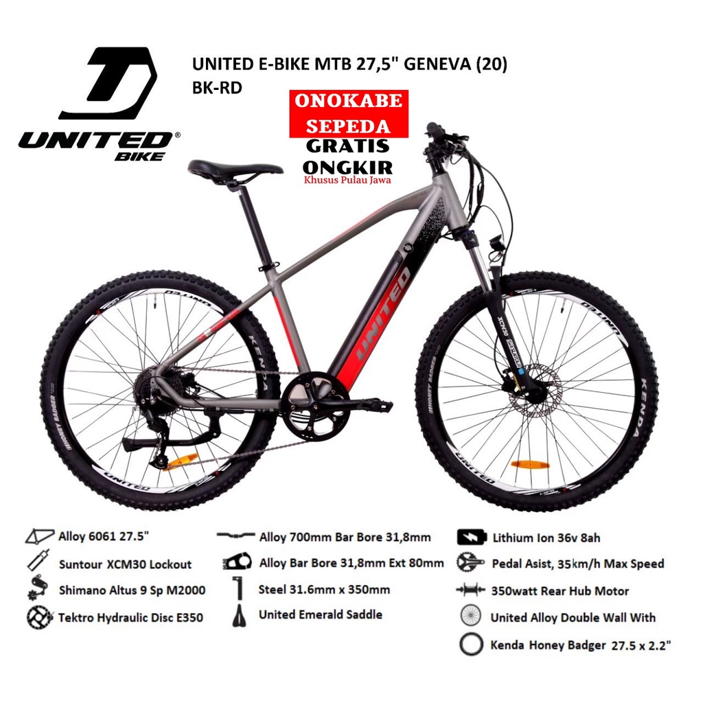 United e bike online mtb