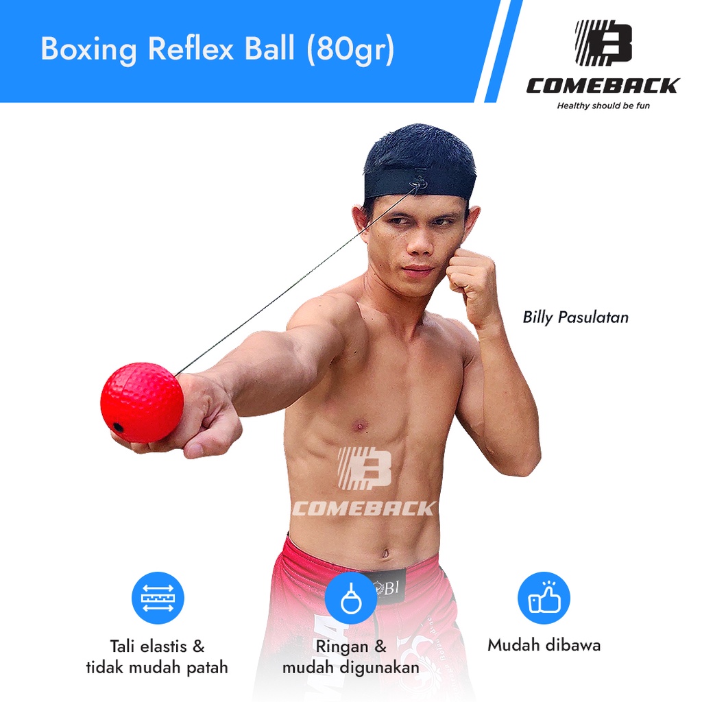 Jual Comeback Boxing Reflex Training Ball MMA, Muay Thai , Alat boxing ...