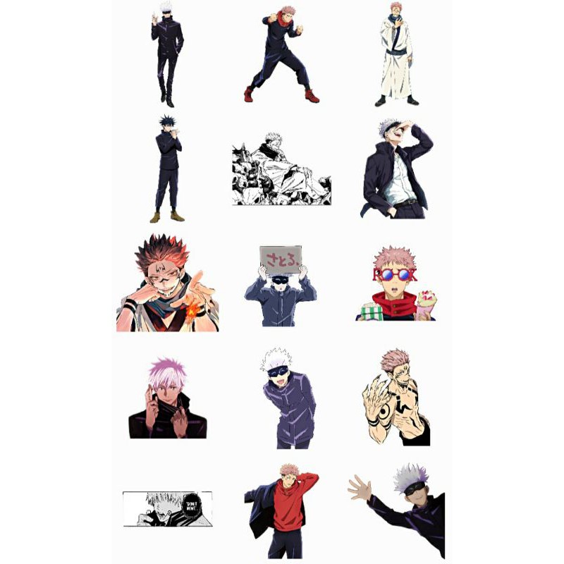 Jual STIKER JUJUTSU KAISEN 35 PCS | Shopee Indonesia
