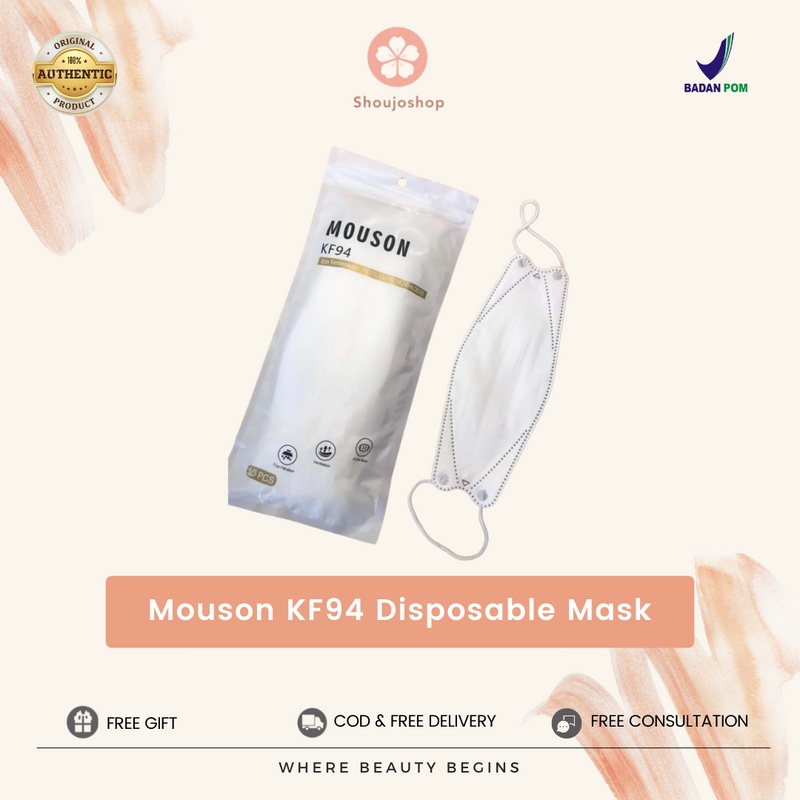 Jual Masker KF94 Mouson 4 Ply ( 10 pc ) Original Izin Kemenkes | Shopee ...