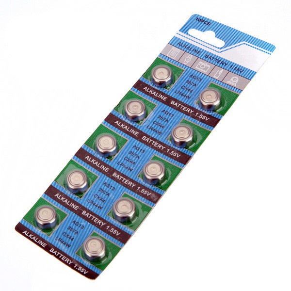 10 Pezzi Di Batterie Originali LR44 LR41 LR43 LR1130 A76 AG13 AG10 AG3 Ag12 189 L1154 A76 357a Lr44 Lr44 Toy Lamp Ag13 Batteria P 34518581 Cat 9721 - Foto 11