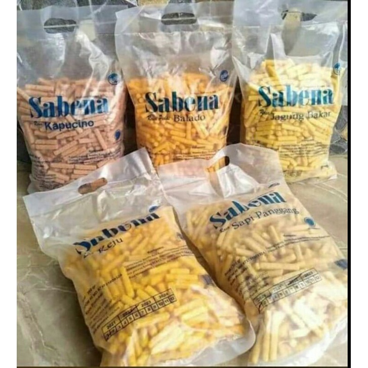 Jual Sabena Stik Keju Balado Jagung Bakar Sapi Panggang Cappucino