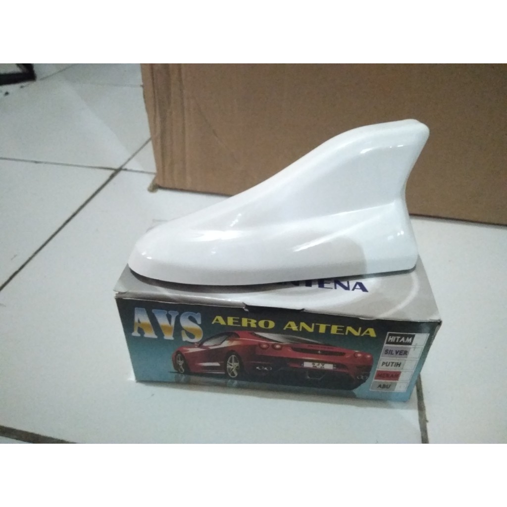 Jual Antena Sirip Hiu Putih Model Aero Avs Sharkfin Antenna Sirip Variasi White Pajangan Atap