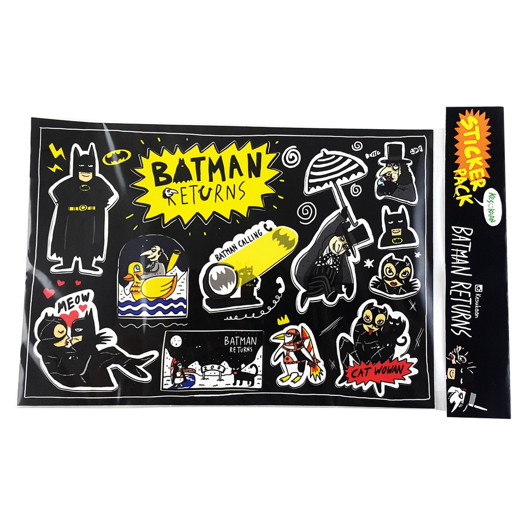 Jual STICKER PACK BATMAN RETURNS | Shopee Indonesia