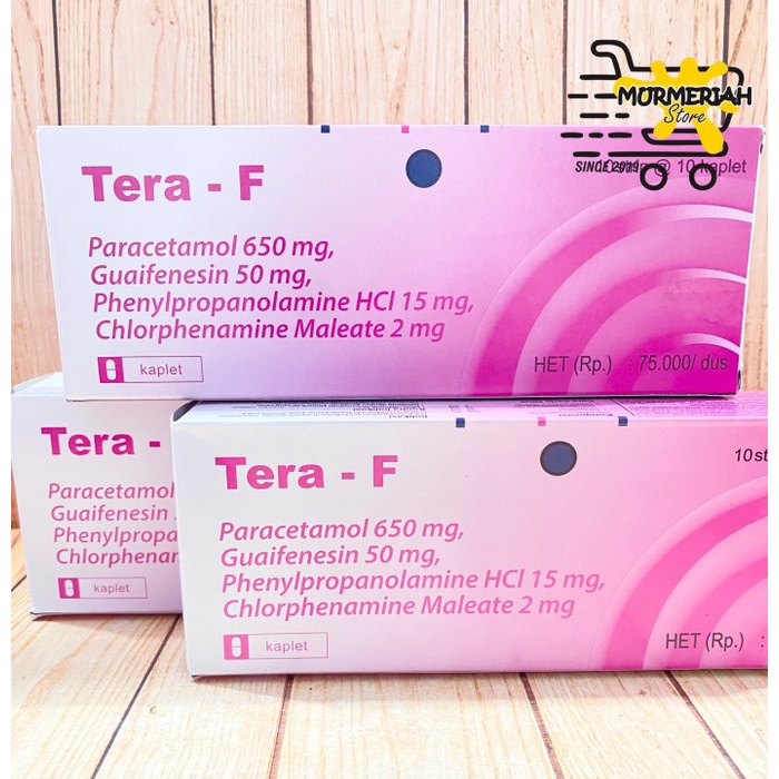 Jual TERA-F Box isi 100 kaplet-Obat Demam, Batuk & Pilek | Shopee Indonesia