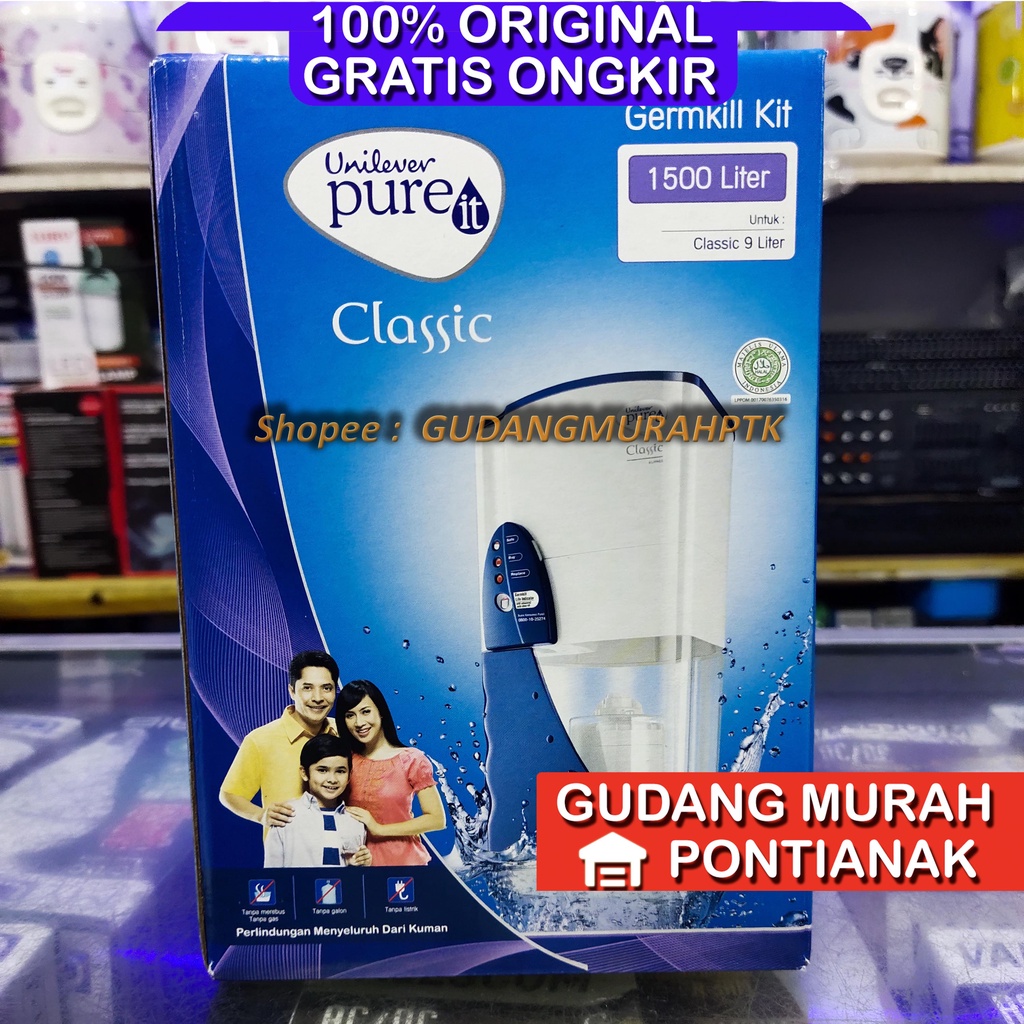 Jual PURE IT GERM KILL KIT (GKK) 1500 L CLASSIC Obat Saringan Pure it ...