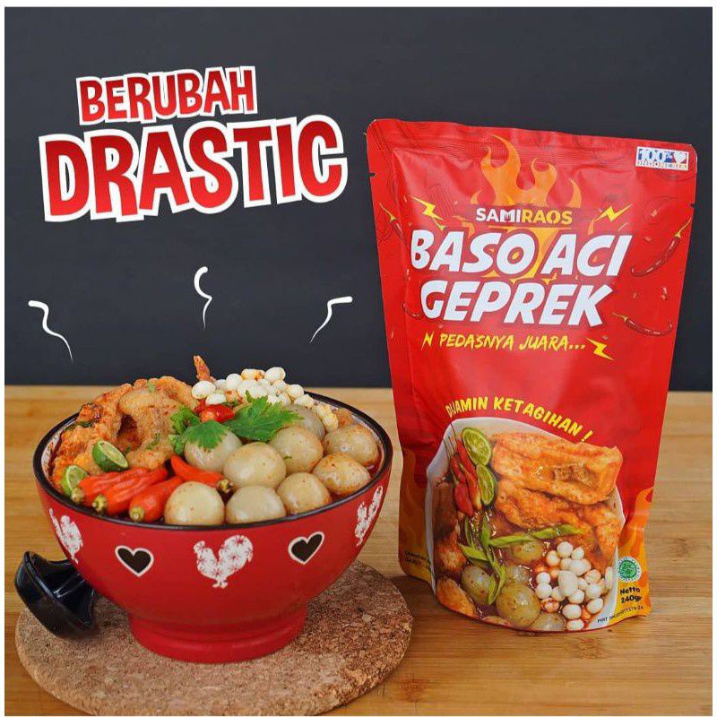 Jual Baso Aci Geprek Samiraos Baso Geprek Tulang Rangu Samiraos