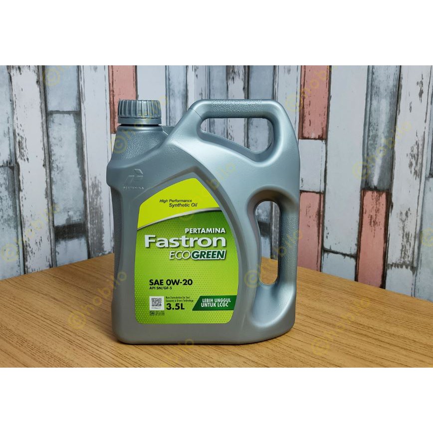 Jual OLI PERTAMINA FASTRON ECO GREEN SAE 0W-20 Galon 3.5 Liter | Shopee ...