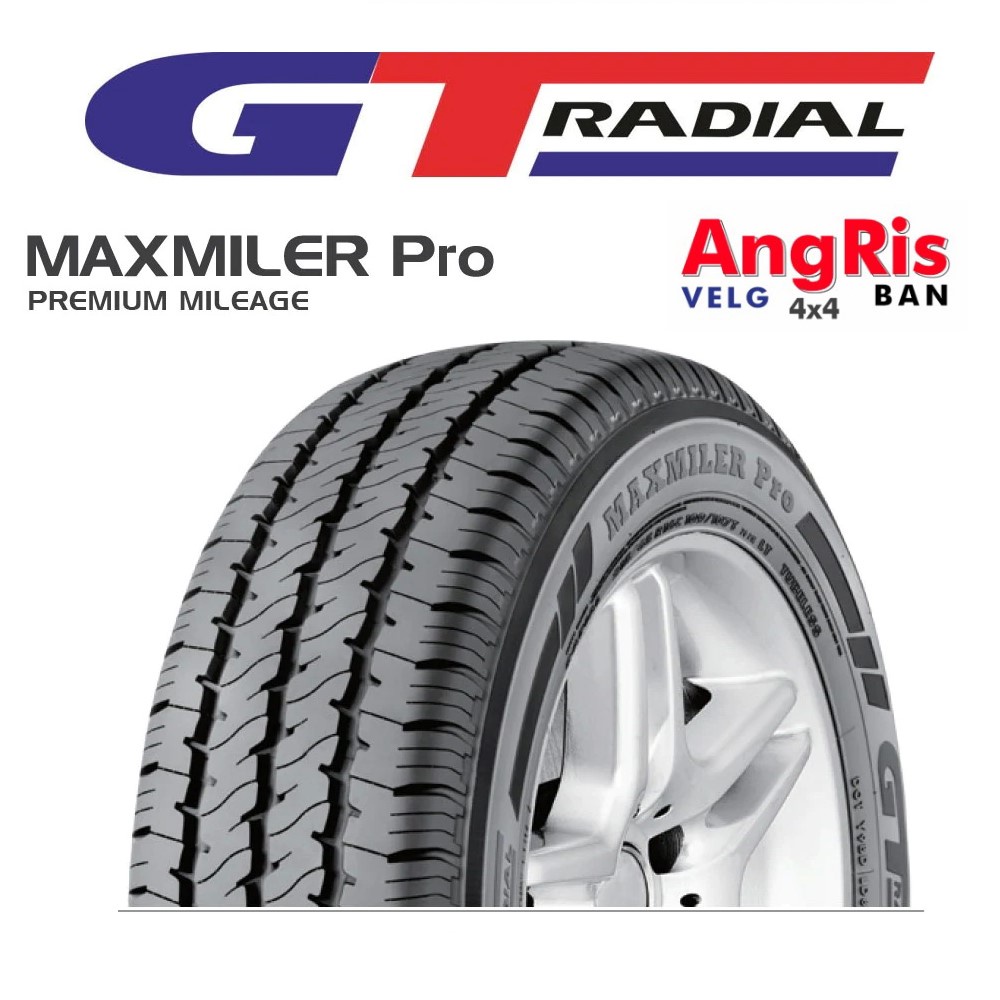 Jual GT Radial Maxmiler Pro 165 R13 8pr LT Bonus Pentil Ban