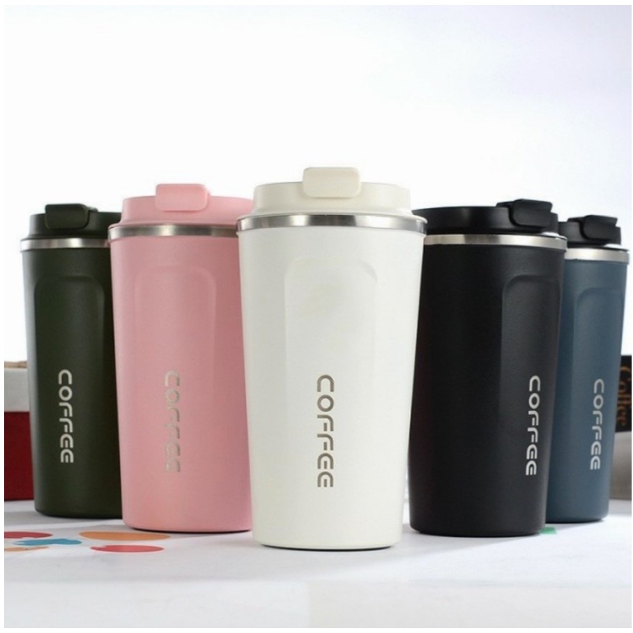 Jual Travel Mug Termos Kopi Gelas Air Minum Tahan Panas Termos Coffee Kopi 500 Ml Sus 304 9637