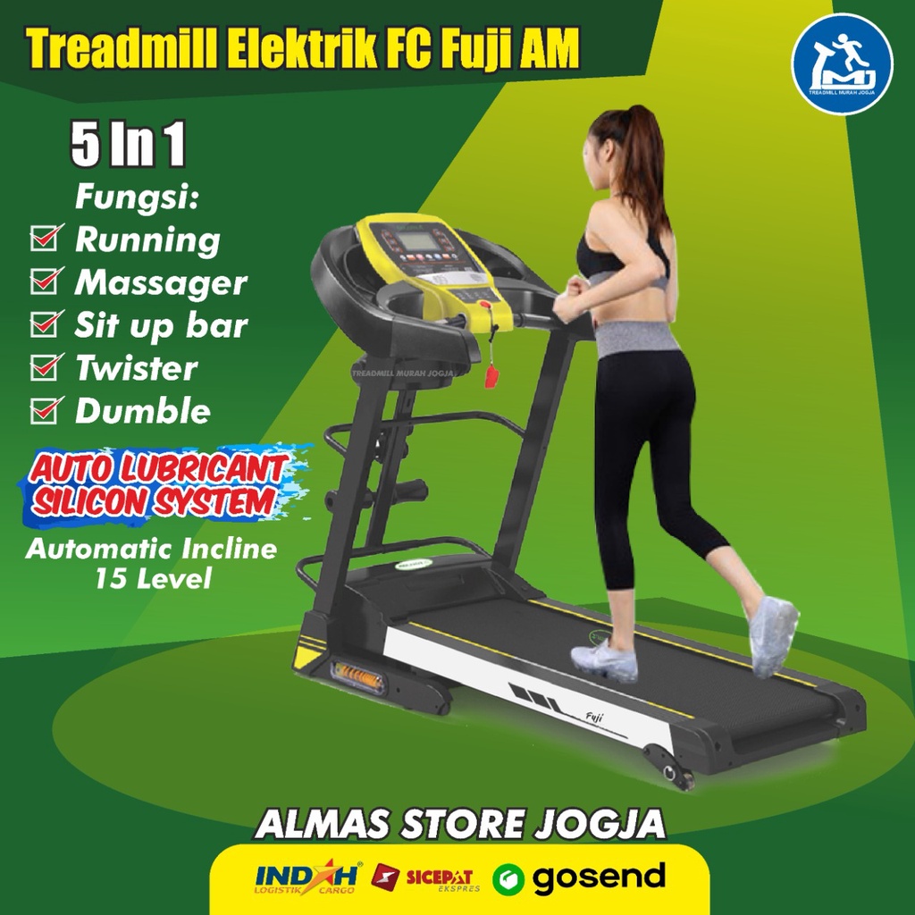 Jual Treadmill Elektrik Alat Fitness Olahraga Di Rumah Fc Fuji Am 5