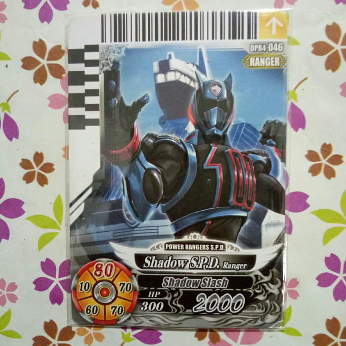 Jual power ranger card battle normal ranger shadow s.p.d v2 ( bekas ...