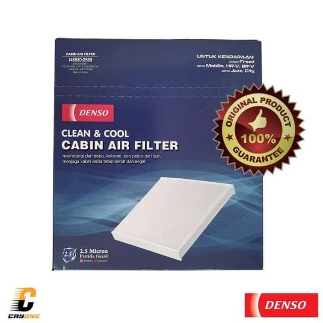 Jual DENSO Filter Udara Cabin AC Honda BRV HRV MOBILIO BRIO 1455202550