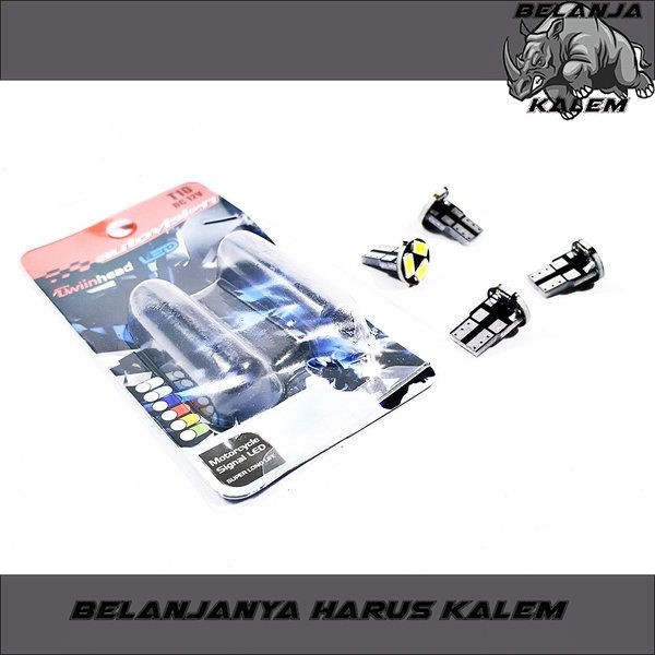 Jual Lampu Rihting LED 3 Mata Merah Biru Dan Putih Motor Bebek Dan ...