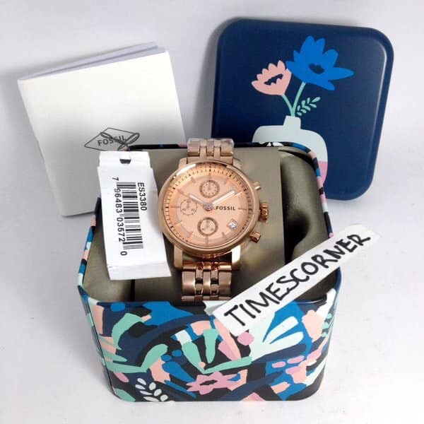 Fossil es3380 outlet rose gold