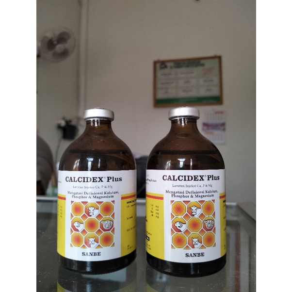Jual Calcidex plus 100 ml - injeksi kalsium khusus hewan dari SANBE ...