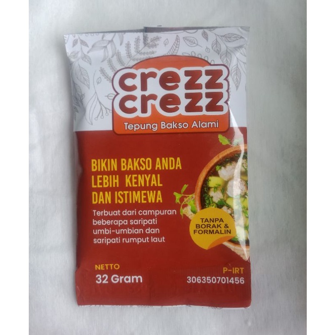 Jual Crezz-crezz tepung bakso pengenyal @32 gr/pcs | Shopee Indonesia
