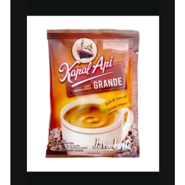 Jual kopi kapal api grande kopi lembut tanpa ampas | Shopee Indonesia