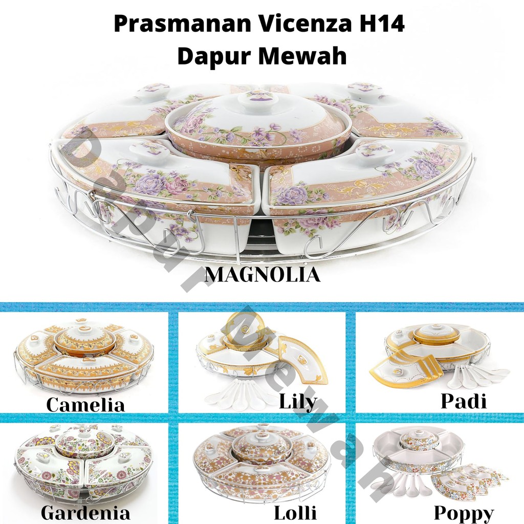 Jual Prasmanan Vicenza Original - H14 Garansi Pecah! + 5 Buah Sendok ...