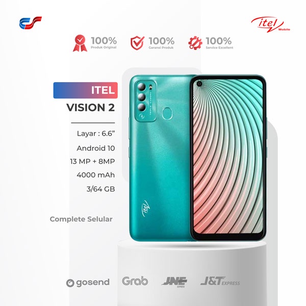 Jual Itel Vision 3/64GB UNISOC SC9863A 4000mAH Shopee