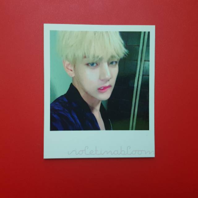 Jual BTS WINGS Polaroid Taehyung Shopee Indonesia
