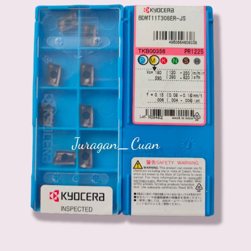 Jual insert milling kyocera BDMT 11T308ER-JS original | Shopee Indonesia