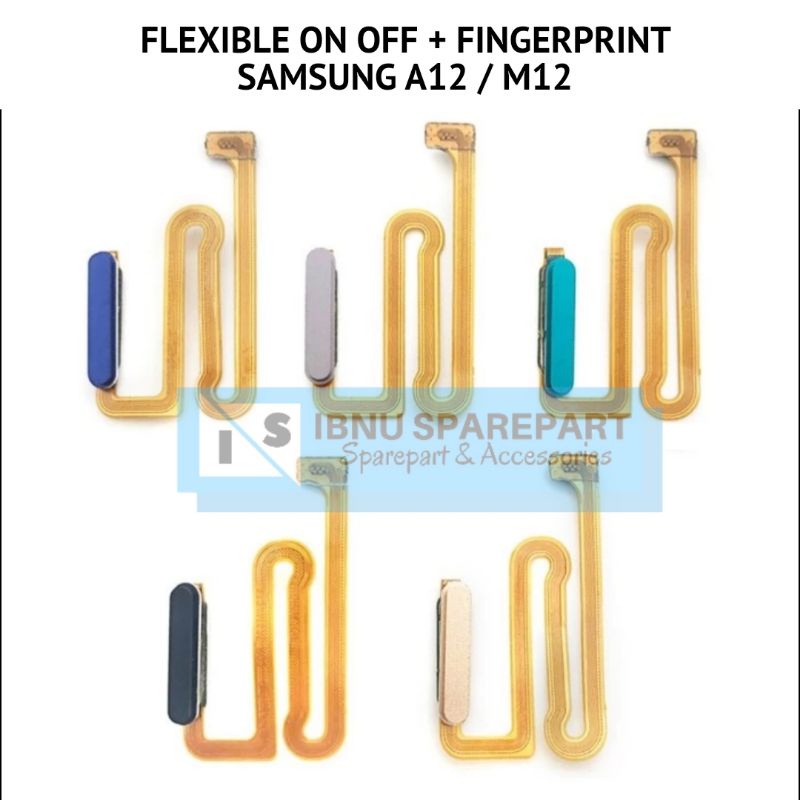 Jual Flexible Flexibel On Off + Home FingerPrint Samsung Galaxy A12 ...
