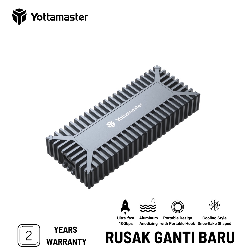 SSD Externe Yottamaster 1TB - Portable, Compatible IPhone 16, Jusqu'à 460 MB/s