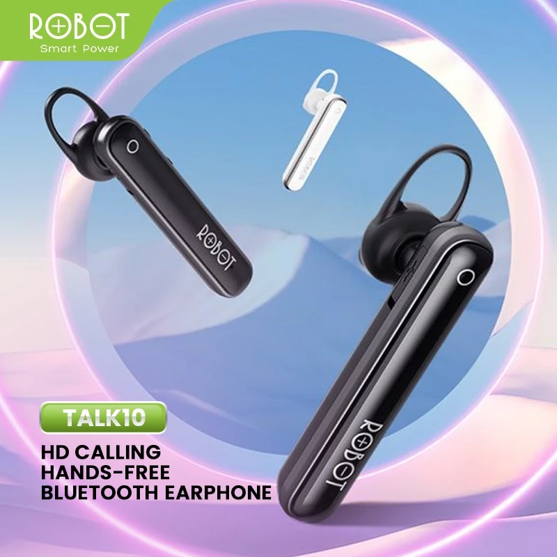 Robot Talk10 Bluetooth Earphone Smartphone Original - Garansi 1 Tahun