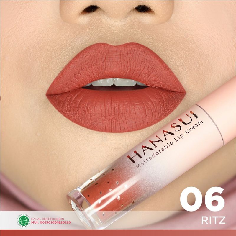 Jual Hanasui Mattedorable Lip Cream 16 Varian Lengkap Lip Cream Elegan