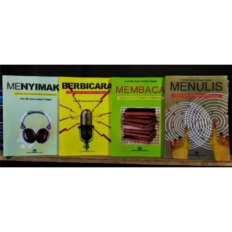 Jual Paket Hemat 4 Buku Henry Guntur Tarigan Membaca Menulis