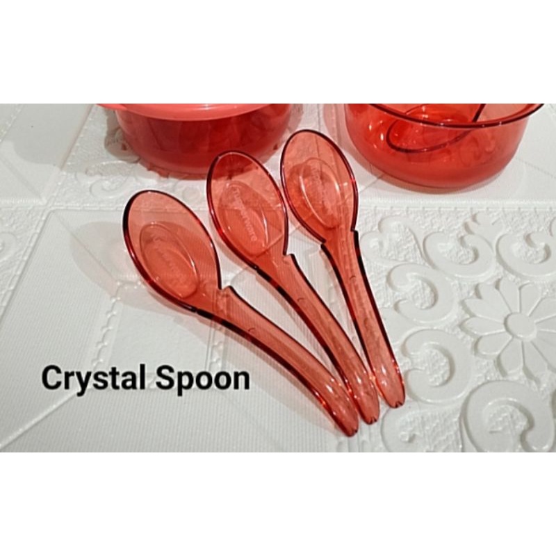 Jual Crystal Spoon (1pcs) / Sendok bebek tupperware / Cutlery / HOS ...