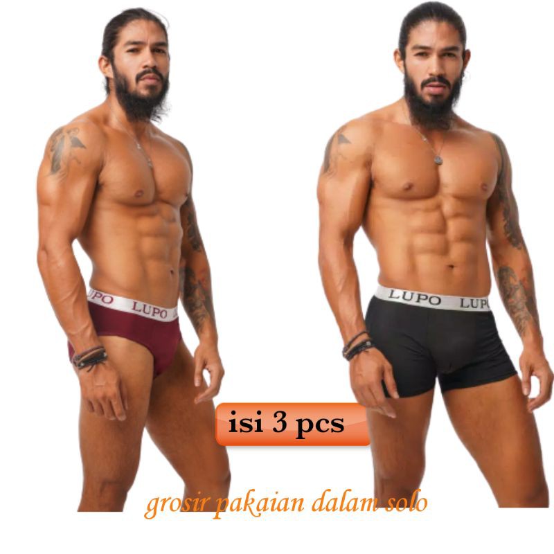 Jual Cd Lupo Brief Boxer Celana Dalam Pria Boxer Lupo Shopee Indonesia