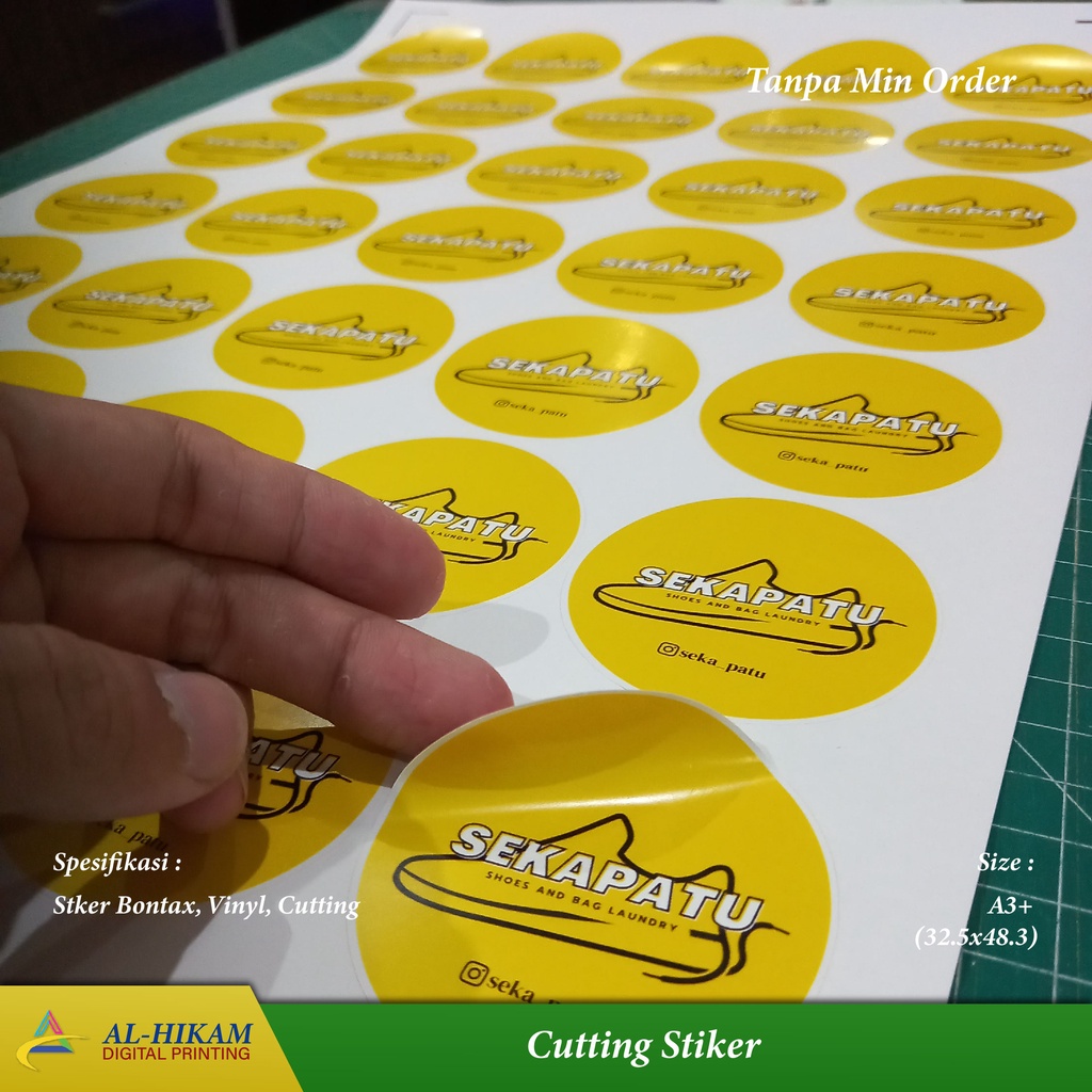 Jual Cetak Stiker A3 I Print Laser I Cutting Bontax Vinyl Shopee Indonesia 1475