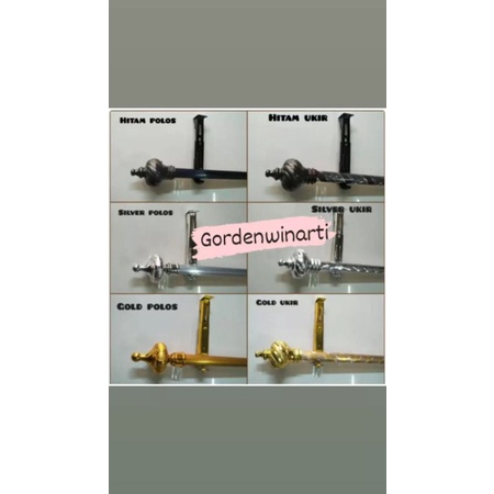 Jual Besi Gorden Garis Polos Palang Gorden Tiang Gorden Besi Fullset