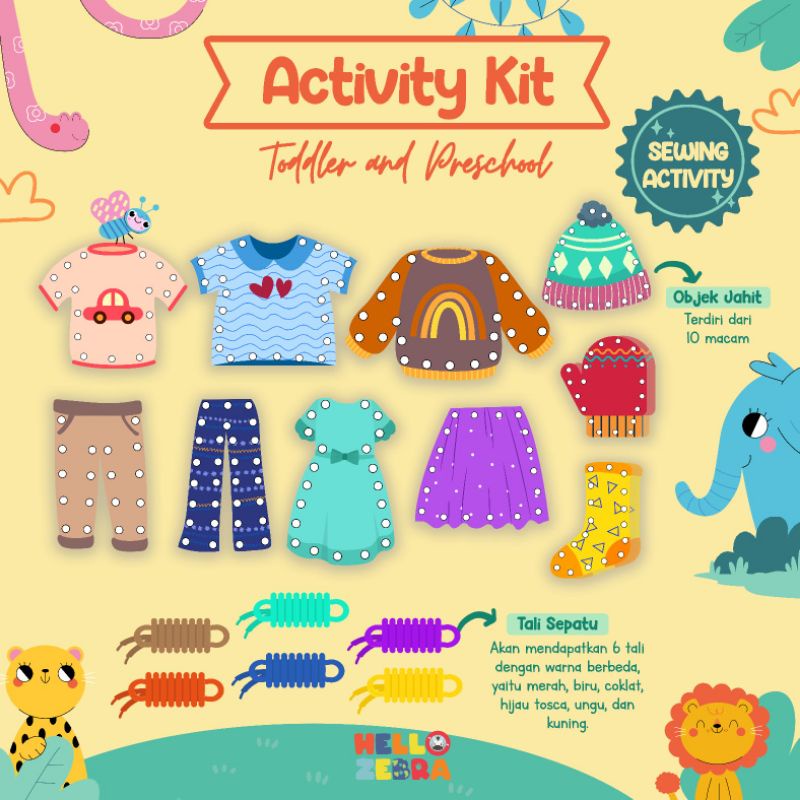 Jual [READY] Paket Activity Kit Pre Writing (Pra Menulis) Isi 4 Paket ...