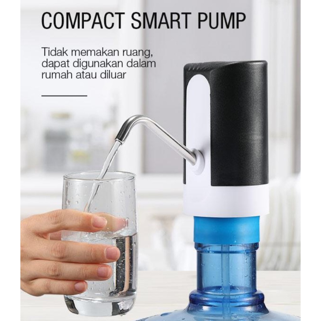 Jual Pompa Galon Elektrik Usb Recharge Led Automatic Water Dispenser Shopee Indonesia 6948