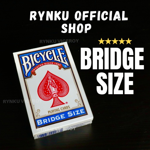 Jual KARTU REMI BICYCLE BRIDGE SIZE BIRU BLUE PLAYING CARDS | Shopee ...