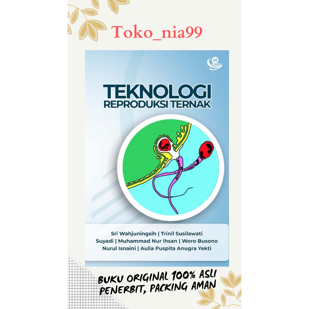 Jual Buku Original Teknologi Reproduksi Ternak PRODUK ORI UB PRESS ...