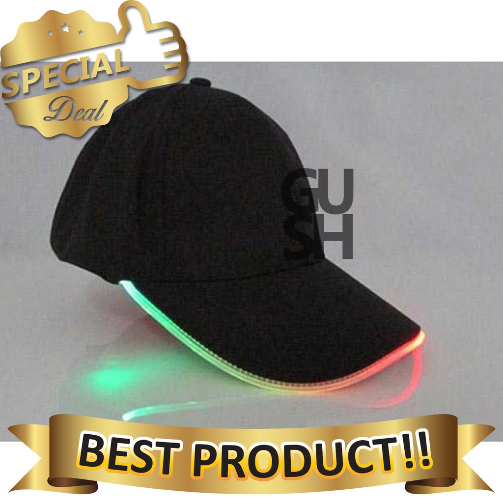 Jual Topi Fashion Model Baseball Dengan RGB LED | Shopee Indonesia
