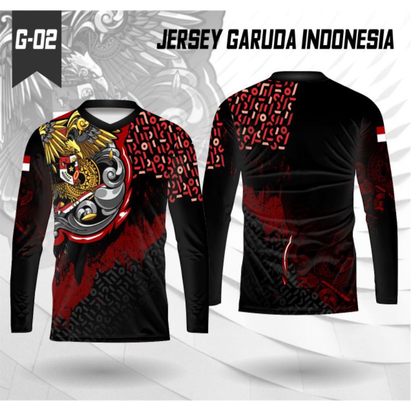 Jual Jersey Garuda Indonesia Jersey Sepeda Costom Baju Kaos Garuda ...