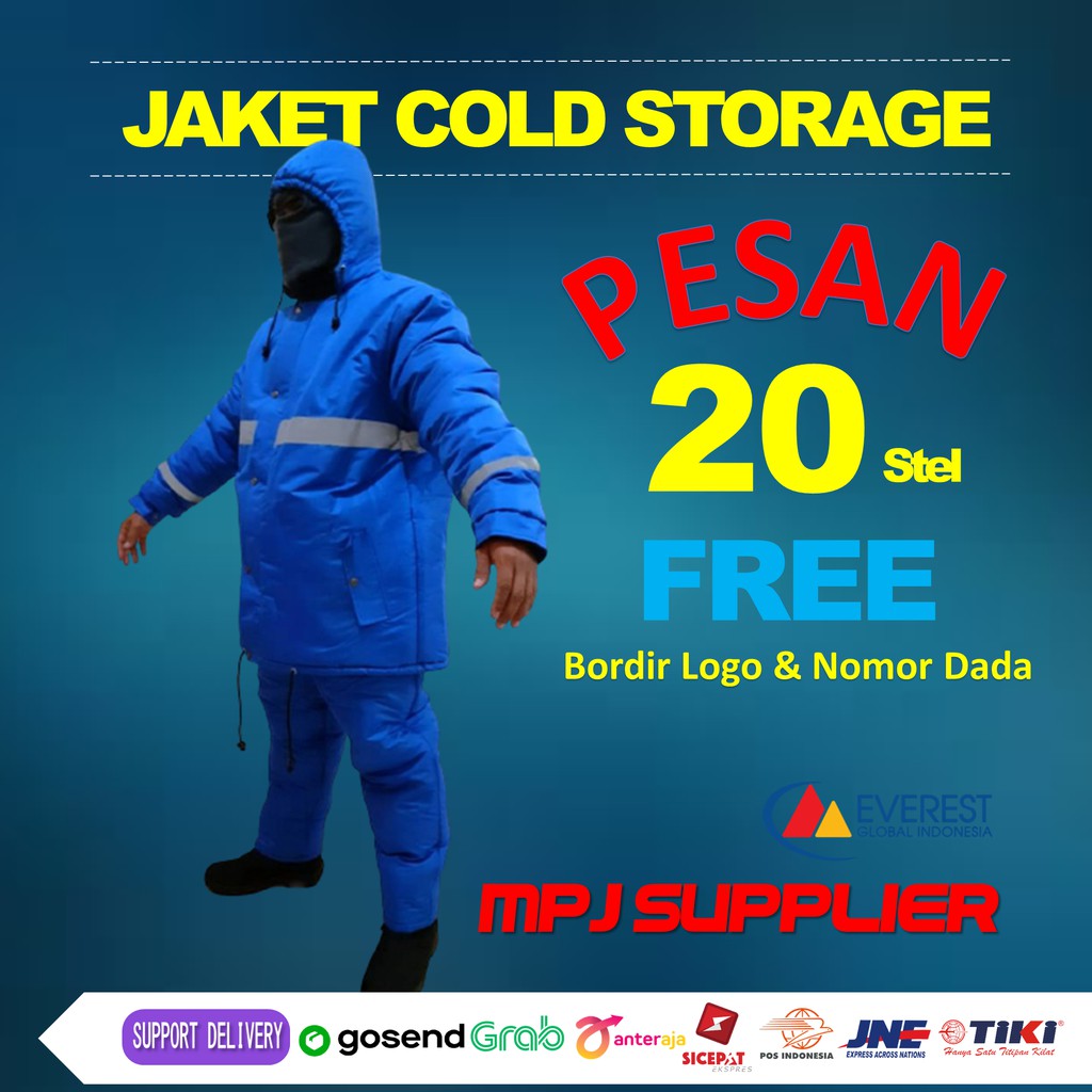 Jual Jacket Cold Storage Jaket Ruang Pendingin Jacket Cold Room