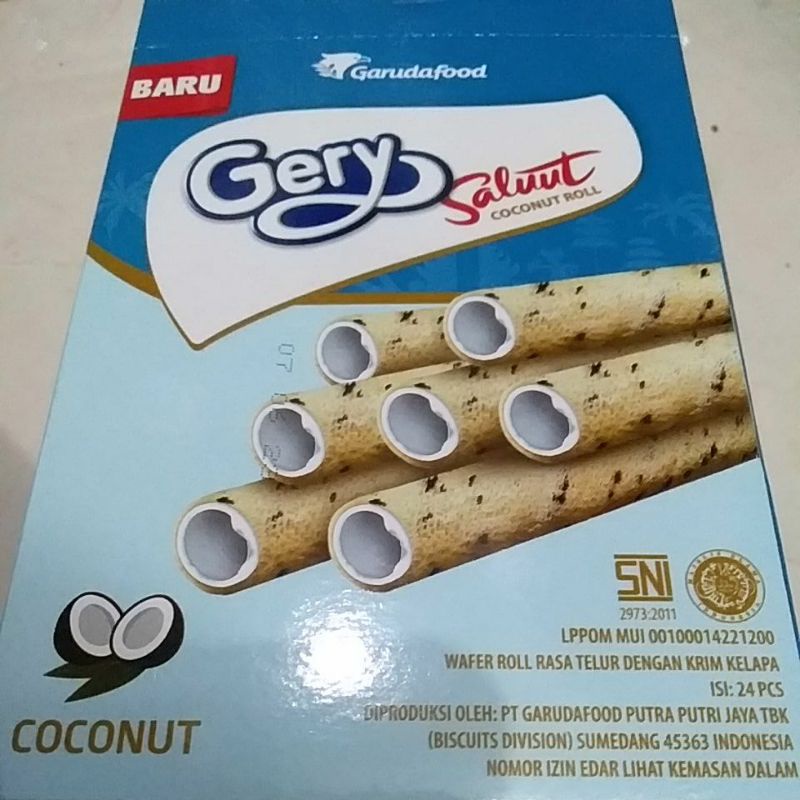 Jual Baru Gery Salut Coconut Roll Pcs Box Shopee Indonesia