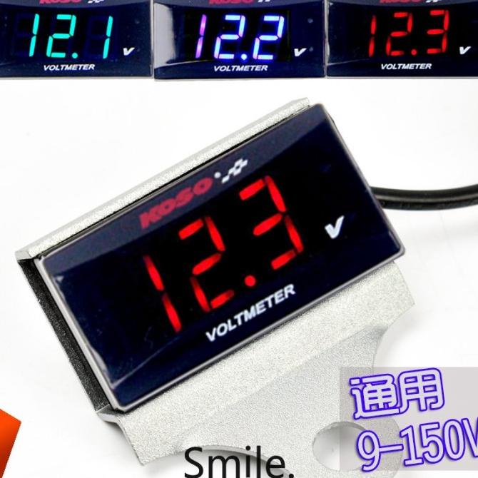 Jual KOSO voltmeter motor aksesoris voltmeter 10150V instrumen tampilan ...