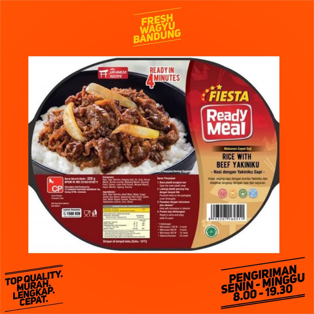 Jual FIESTA READY MEAL BEEF YAKINIKU RICE Nasi Sapi Saus Jepang Instan ...