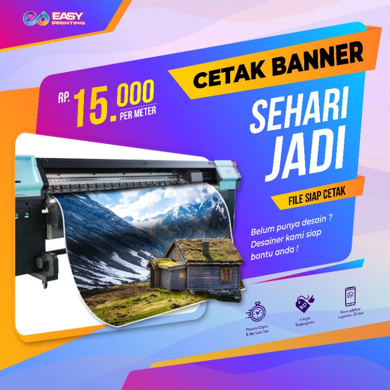 Jual Cetak BANNER/SPANDUK/BACKDROP MURAH 1 HARI JADI | Shopee Indonesia