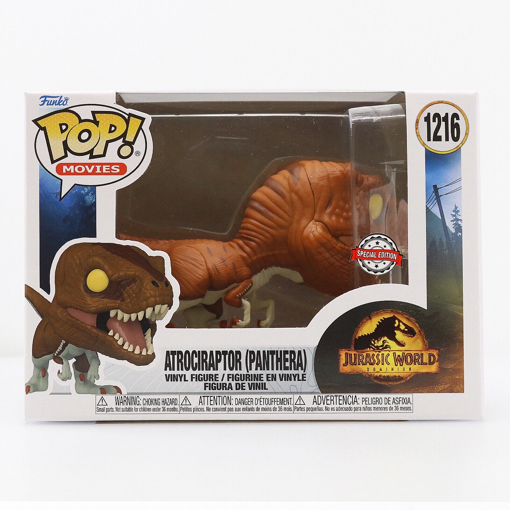 Jual Funko Pop Jurassic World Dominion Atrociraptor Panthera 1216 Shopee Indonesia 