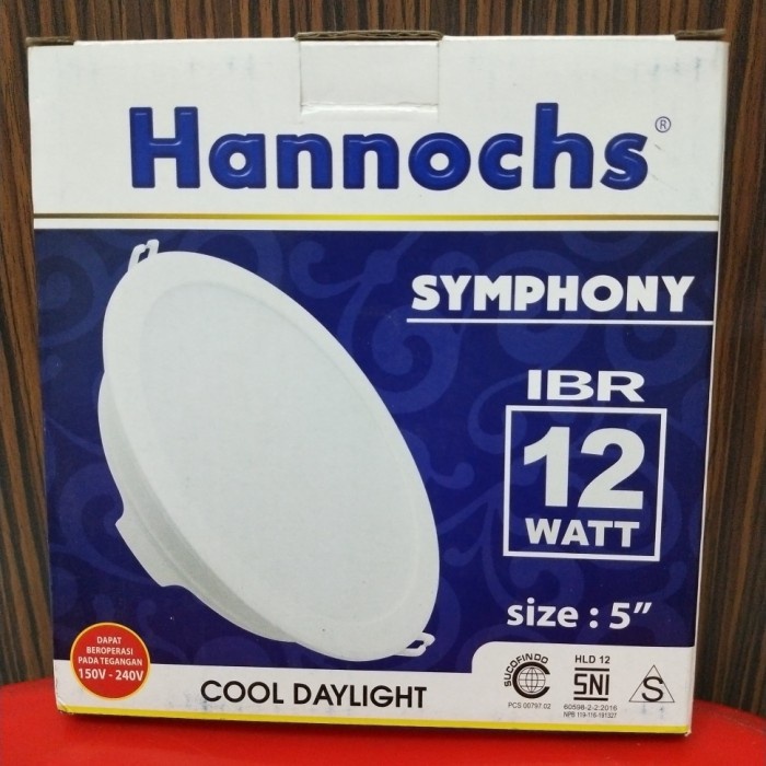 Jual Lampu Panel LED Plafon Downlight Inbow Bulat Hannochs Symphony 12 ...