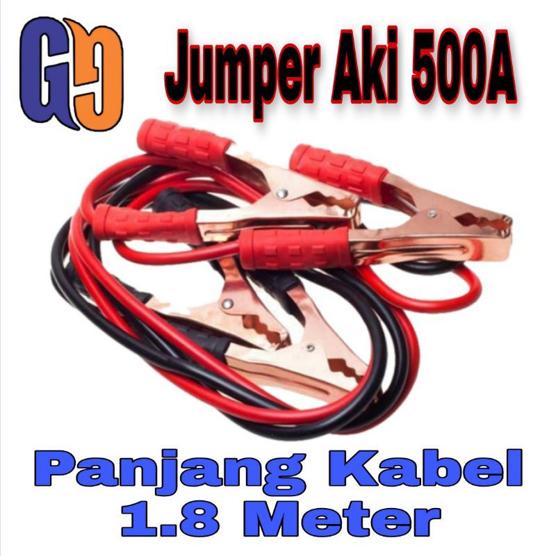 Jual Kabel Jumper Aki Mobil Motor 1.8 meter 500A | Shopee Indonesia